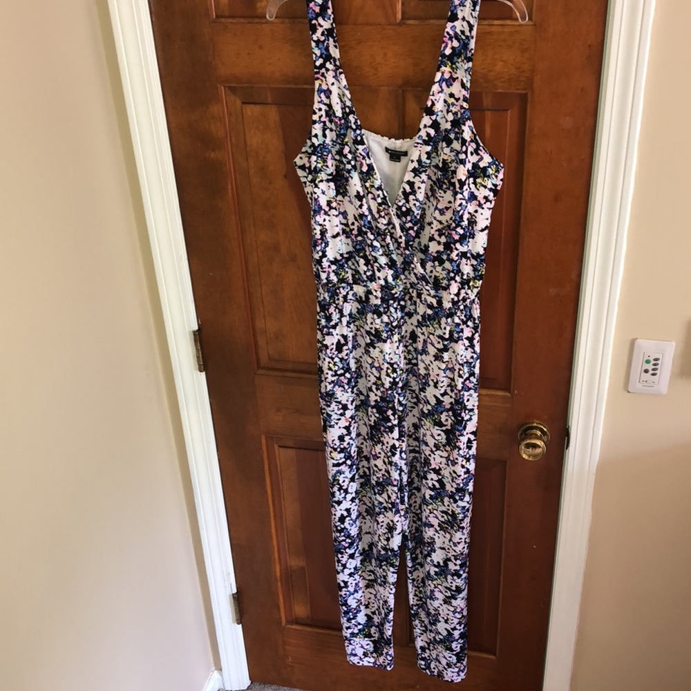 Soft Floral Romper L